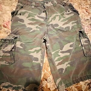 No Boundaries Camouflage Cargo Shorts